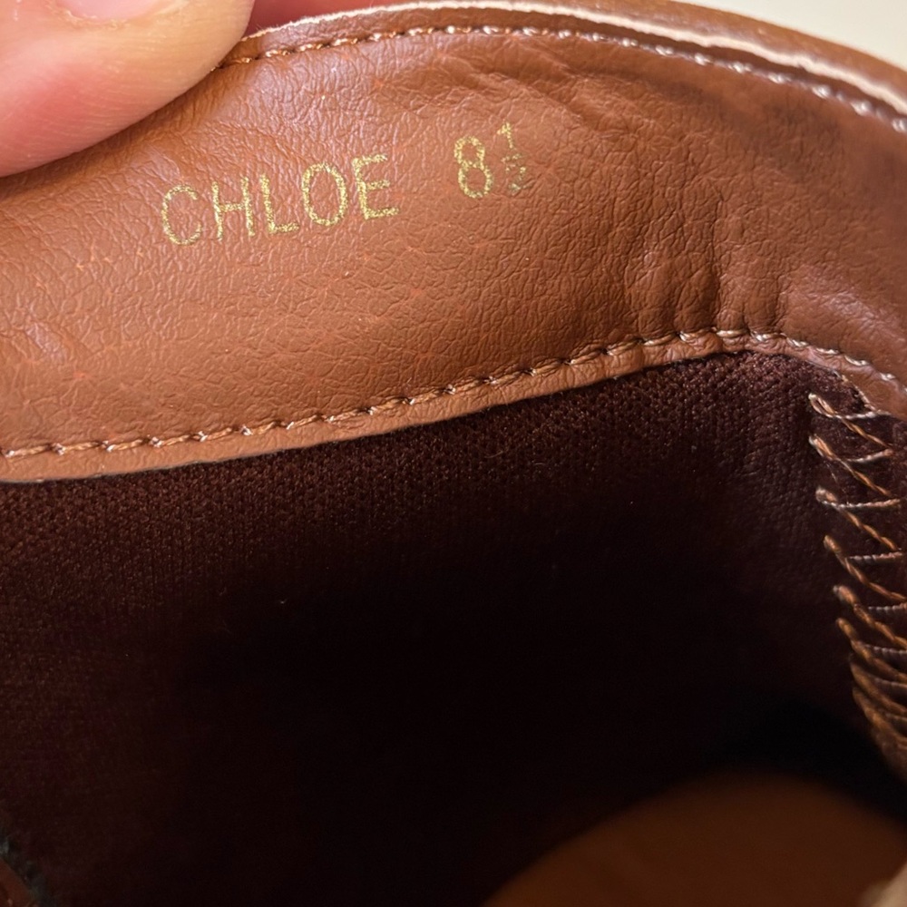 CCOCCI | Tan Heeled Ankle Boots | Size 8 1/2 - Picture 5 of 6